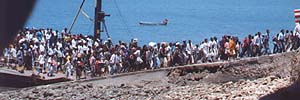 Likoni Ferry Disembarking