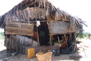 The kitchen on Manda Island