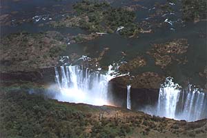 Victoria Falls from the air