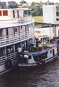 The larger boat here is very similar to the one we are on