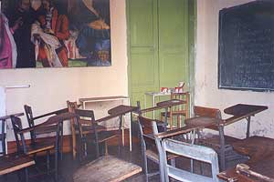 School room in Cumana town centre